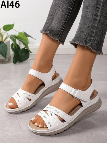 Sandały damskie AI46.WHITE (36/41,12par)