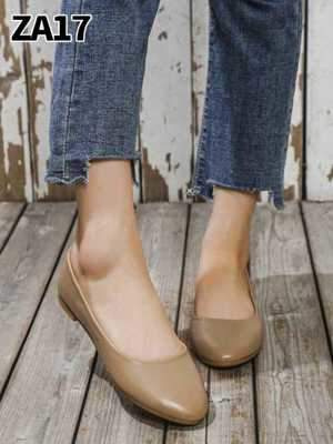 Balerinki damskie 7AZA17.KHAKI (36/41,12par)