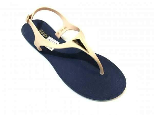 Sandały damskie 7AKM08-6.NAVY/BEIGE (36/41,12par)
