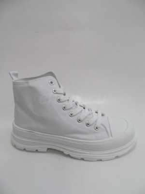 Trampki damskie B77K-3.WHITE (36/41,12par)