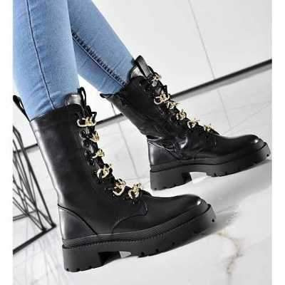 Botki damskie ocieplane 7AUK67.BLACK (36/41,12par)