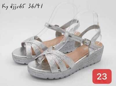 Sandały damskie 7ADJJS65.SILVER (36/41,12par)