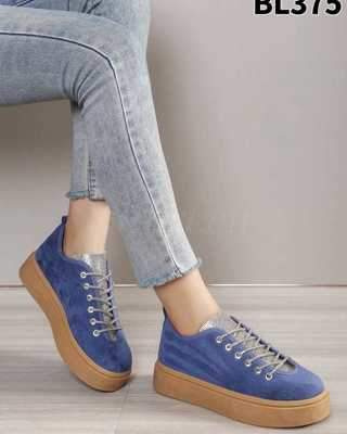 Buty sportowe damskie 7ABL375.BLUE (36/41,12par)