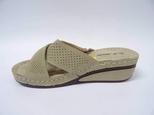Klapki damskie 7AQ3151.BEIGE (36/41,12par)