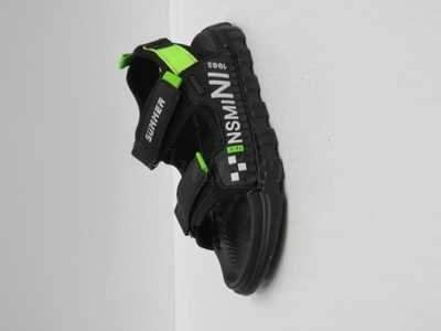 Sandały chłopięce 3AZB35.BLACK/GREEN (27/32,12par)