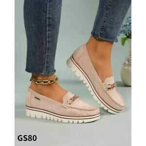 Półbuty damskie   7AGS80.BEIGE  (36/41,12par)