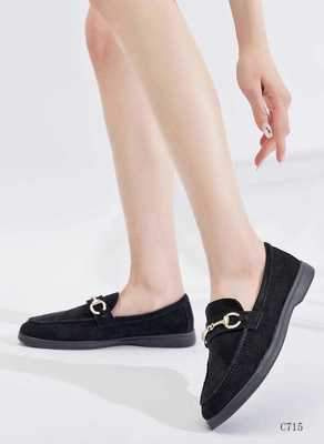 Balerinki damskie 7AC715.BLACK (36/41,12par)