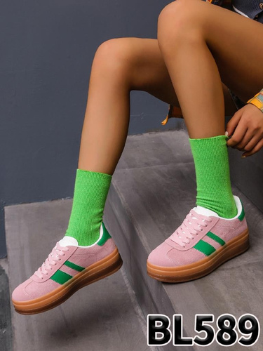 Buty sportowe damskie BL589.PINK (36/41,12par)