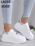 Buty sportowe damskie  7ALA260.SILVER    (36/41,12par)