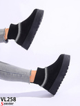 Botki damskie ocieplane VL258.BLACK (36/41,12par)