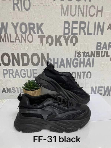 Buty sportowe damskie 7AFF-31.BLACK (36/41,12par)