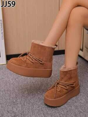 Botki damskie JJ59.CAMEL (36/41,12par)