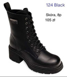 Botki damskie   7A124.BLACK  (36/41,8par)