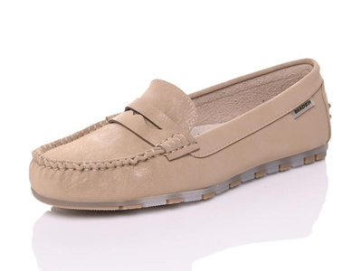 Balerinki damskie 7AM502-63.KHAKI (36/41,12par)
