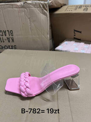 Klapki damskie 7AB-782.PINK (36/41,12par)