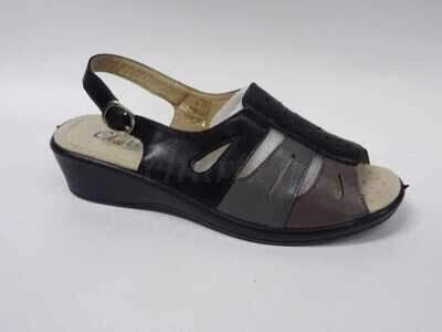 Sandały damskie 7AB228-9.BLACK (36/42,12par)