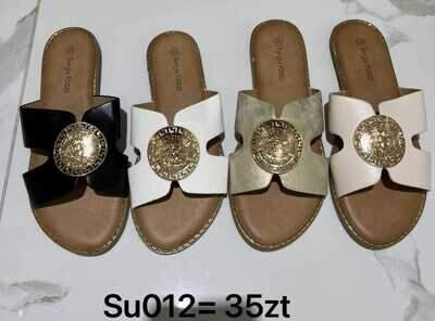 Klapki damskie 7ASU012.KOLORDOWYBORU (36/41,12par)