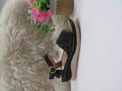 Sandały damskie 7AZ-20.BLACK (36/41,12par)