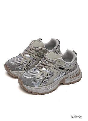 Buty sportowe damskie 7ATL390-26.KHAKI (36/41,12par)