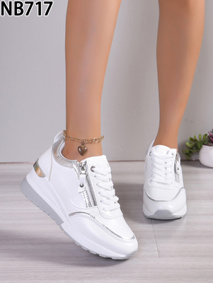 Buty sportowe damskie NB717.WHITE (36/41,12par)