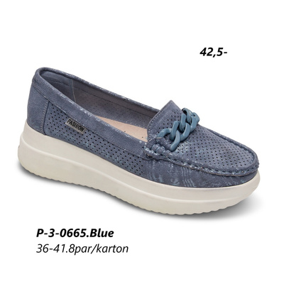 Półbuty damskie 3-0665.BLUE (36/41,8par)