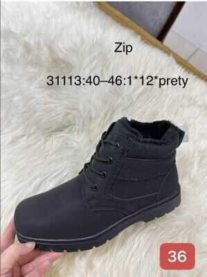 Trzewiki męskie 9A31113.BLACK (40/46,12par)