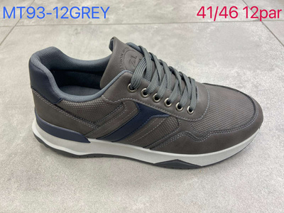 Buty sportowe męskie  9AMT93-12.GREY (41/46,12par)