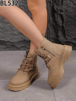 Trzewiki damskie BL532.KHAKI (36/41,12par)