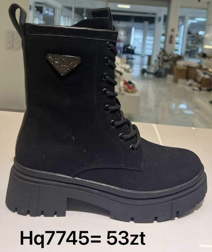 Botki damskie 7AHQ7745.BLACK (36/41,12par)