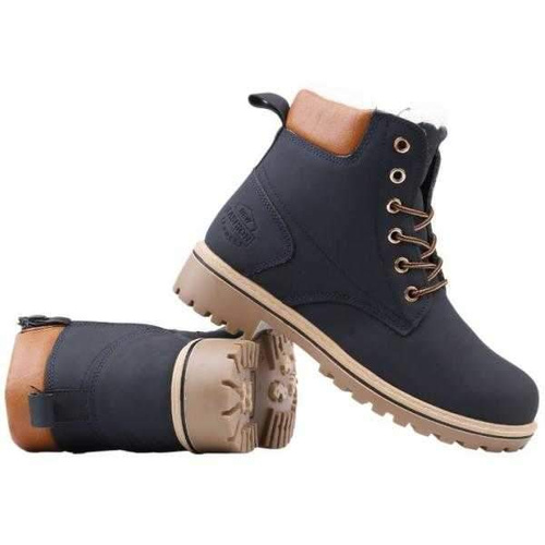 Trzewiki damskie B166-3.NAVY/CAMEL (37/41,8par)