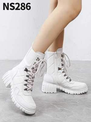 Botki damskie 7ANS286.WHITE (36/41,12par)