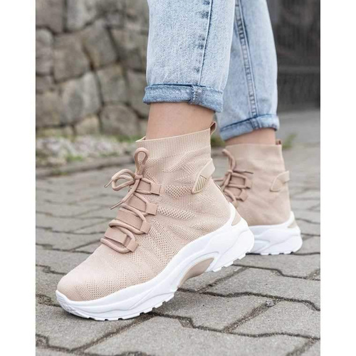 Buty sportowe damskie LA191.KHAKI (36/41,12par)