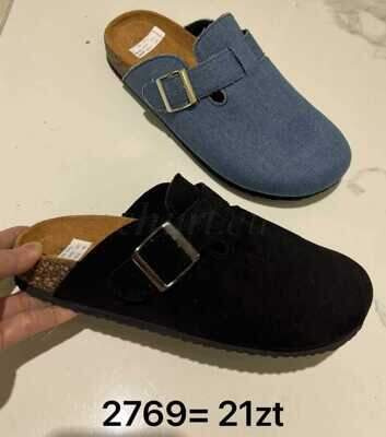 Klapki damskie  7A2769.KOLORDOWYBORU     (36/41,12par)