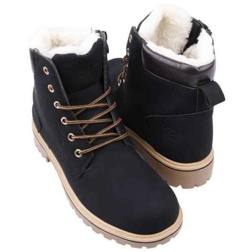 Trzewiki damskie B166-19.BLACK/BROWN (37/41,8par)