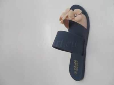 Klapki damskie 7AKM220-6.NAVY/BEIGE (36/41,12par)