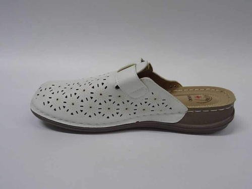Klapki damskie 7AC2316-3.WHITE (36/42,12par)