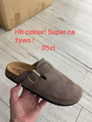 Klapki damskie  7A2404.KHAKI (36/41,12par)