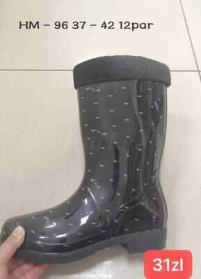 Kalosze damskie 7AHM-96.BLACK (37/42,12par)