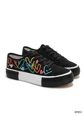 Trampki damskie 7AQY853.BLACK (36/41,12par)