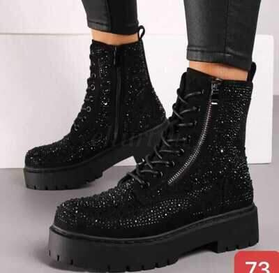 Botki damskie 7ABL-72.BLACK (36/41,12par)