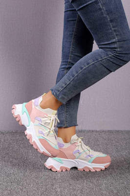 Buty sportowe damskie 7ABL376.PINK (36/41,12par)