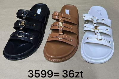 Klapki damskie 3599.KOLORDOWYBORU (36/41,12par)