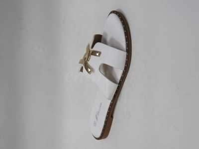Klapki damskie 7ACB2130-3.WHITE (36/41,12par)