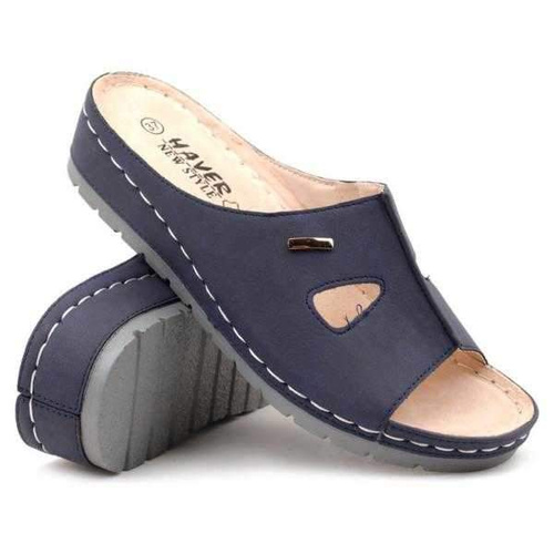 Klapki damskie DE923-1.NAVY (36/41,12par)
