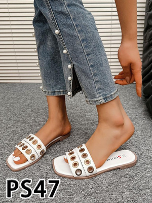 Klapki damskie 7APS47.WHITE (36/41,12par)