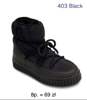 Botki damskie  7A403.BLACK  (36/41,8par)