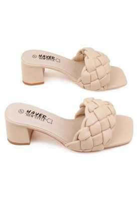 Klapki damskie 7ASY39-2.BEIGE (36/41,12par)