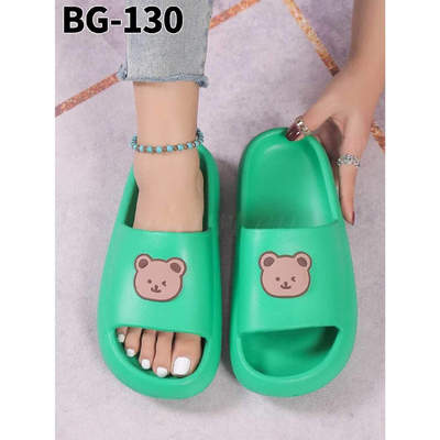 Klapki damskie 7ABG130.GREEN (36/41,12par)