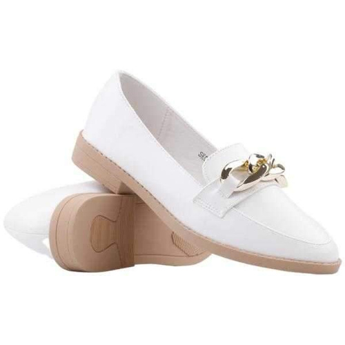 Balerinki damskie SK02-3.WHITE (36/41,12par)