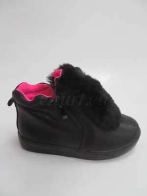 Botki dziewczęce 3AR95BD-1.BLACK (26/31,8par)